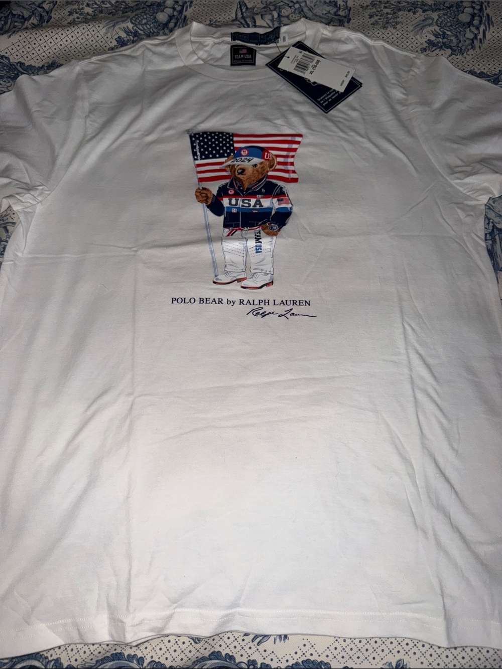 Polo Ralph Lauren Boys Olympic Bear T-Shirt